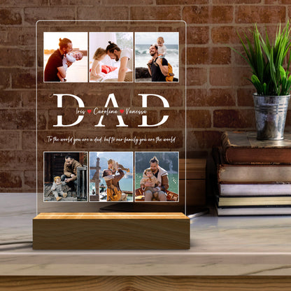 Customized Photo Night Lights Father's Day Gift