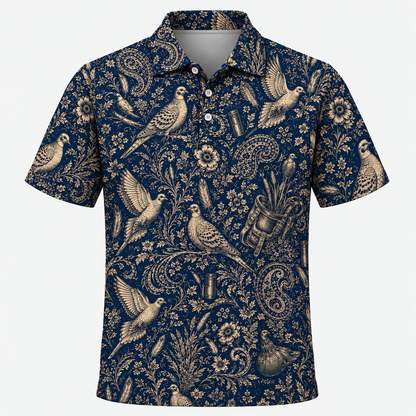 Midnight Dove Hunting Paisley Hawaiian Shirt VCP1050