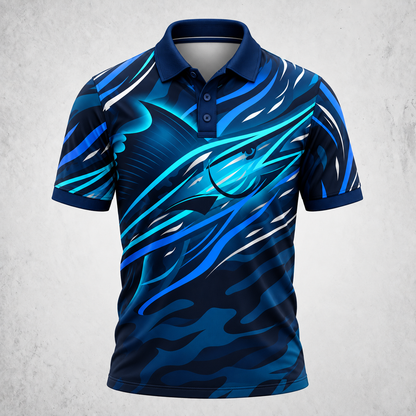 Blue Marlin Fishing Polo Shirt VCE1024