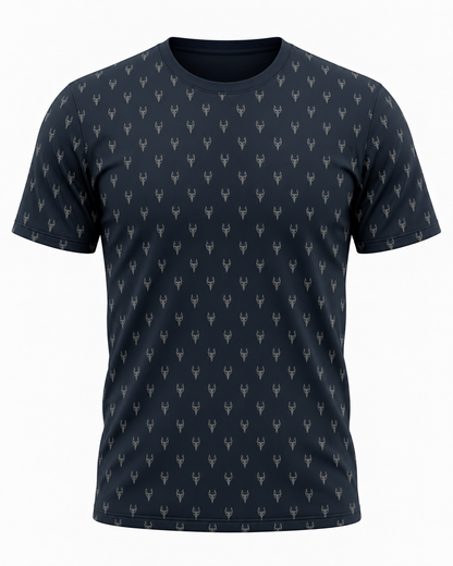Coyote Skull Hunting Pattern Polo Shirt DP1013