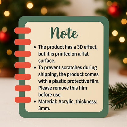 Personalized Mallard Duck 2D Flat Acrylic Ornament