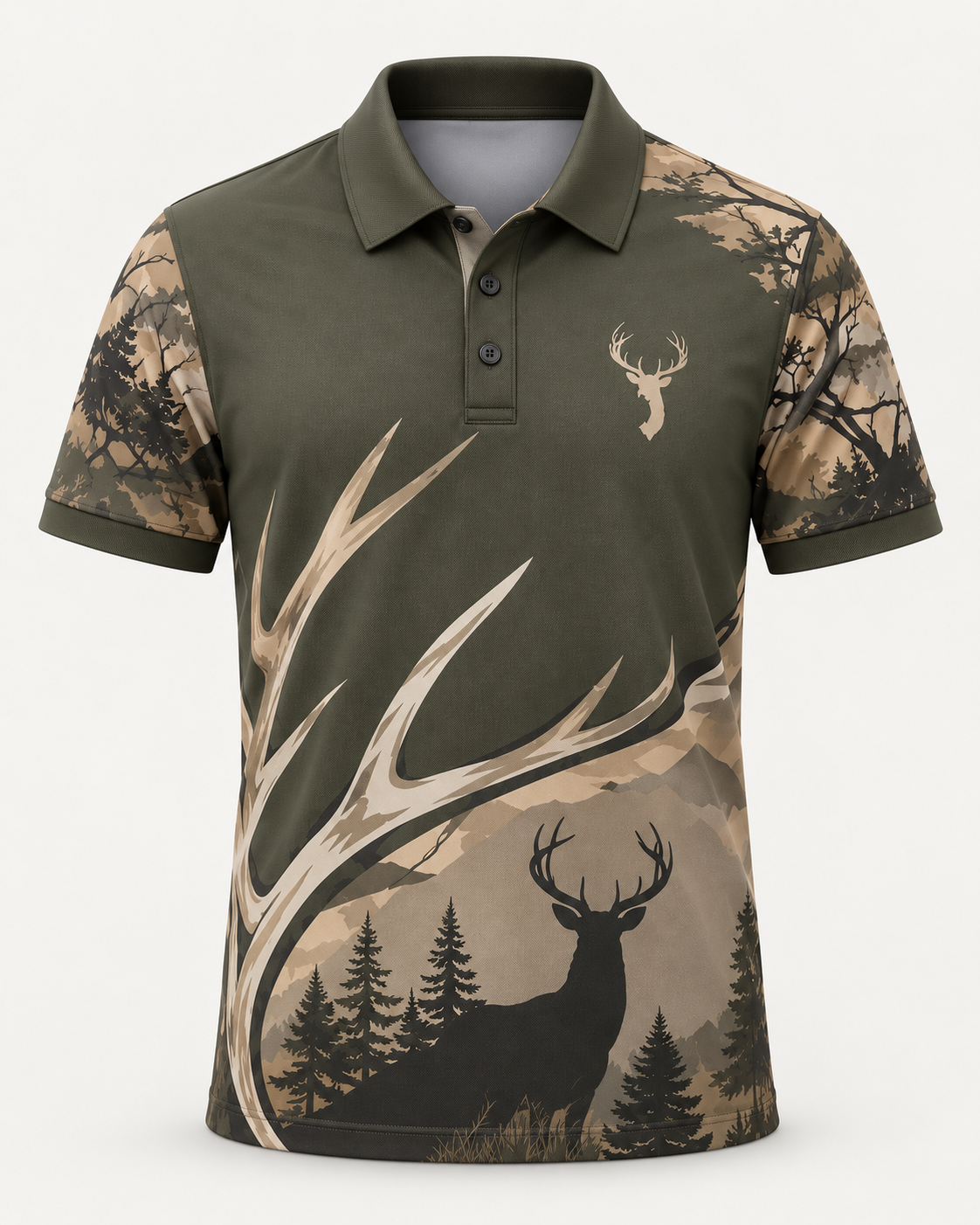 Deer Hunter Outdoor Polo Shirt VCP1029