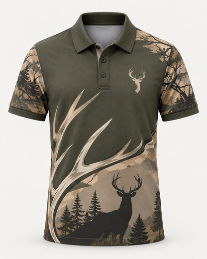 Deer Hunter Outdoor Polo Shirt VCP1029
