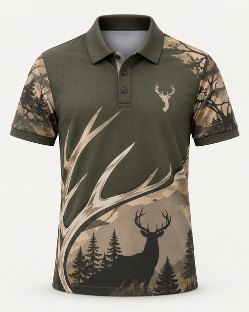 Deer Hunter Outdoor Polo Shirt VCP1029