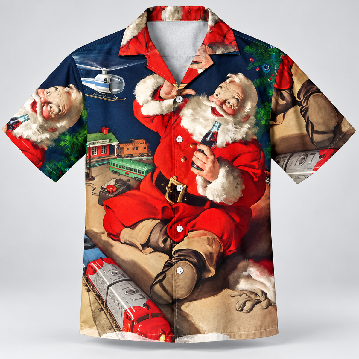 Santa Xmas Merry Hawaiian Shirt VC231009