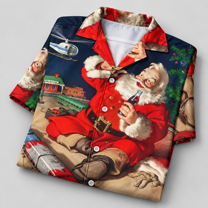Santa Xmas Merry Hawaiian Shirt VC231009