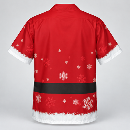 Santa  Cosplay Xmas Merry Hawaiian Shirt VC231008
