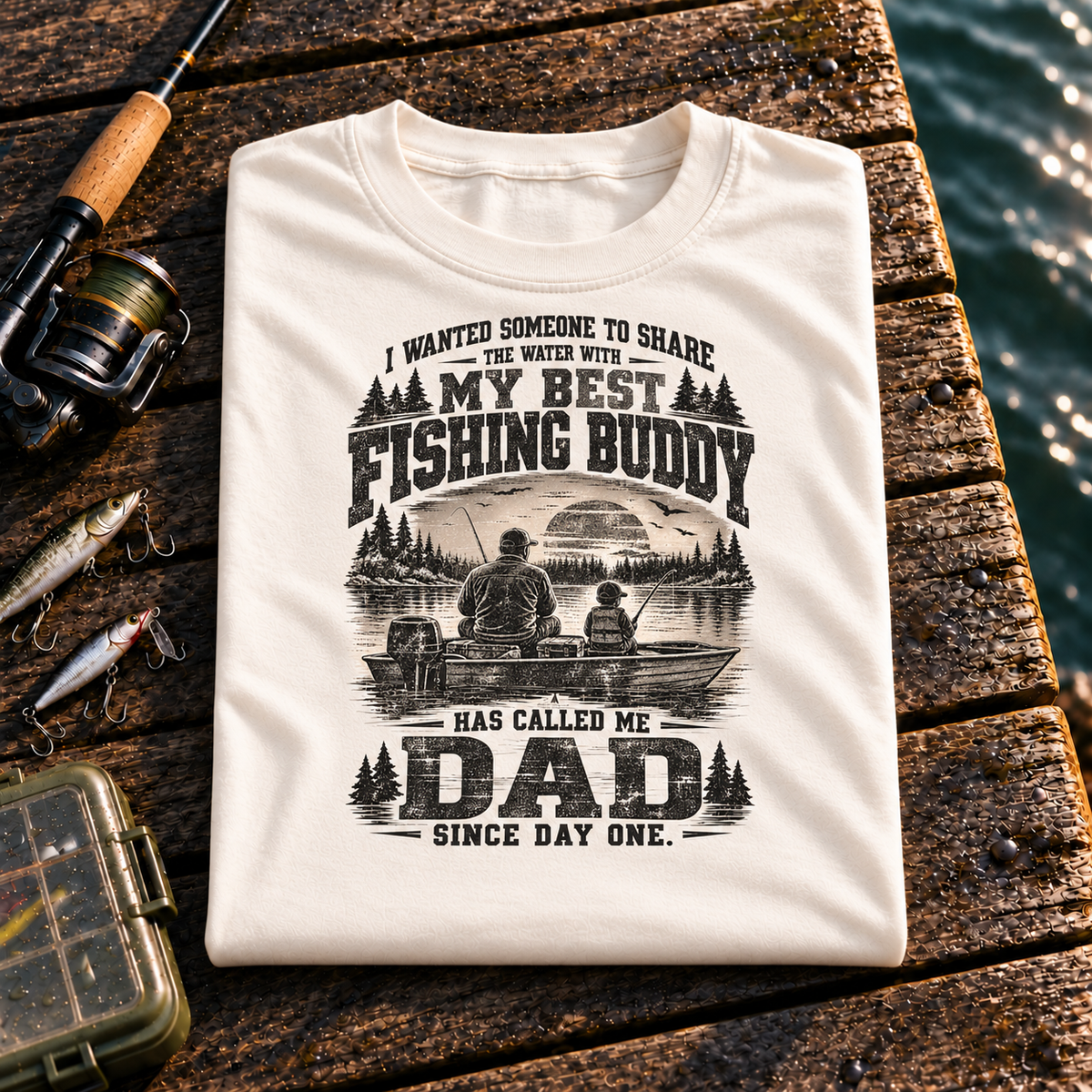 Fishing On Outdoor Cotton T-Shirt NL10134