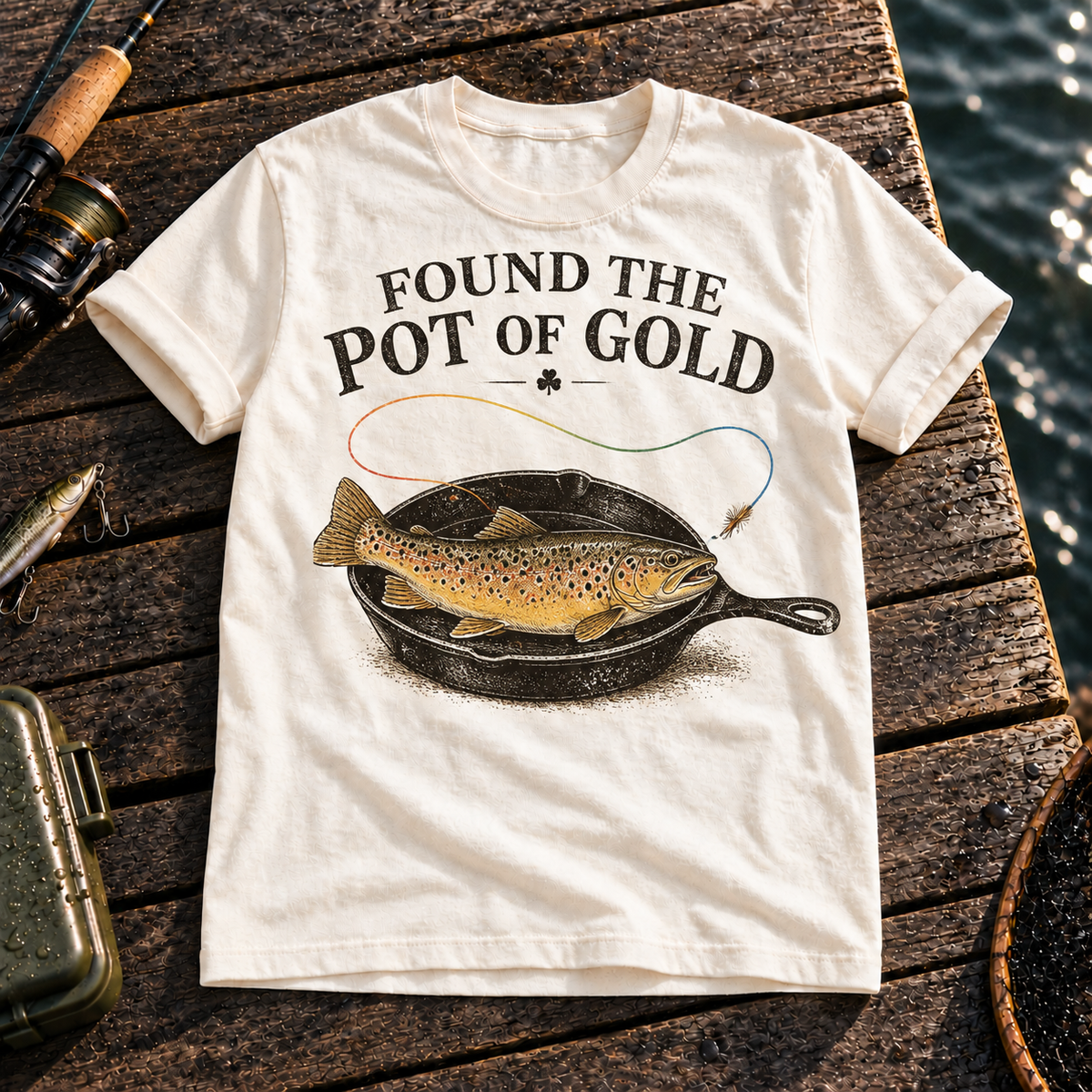 Fishing On Outdoor Cotton T-Shirt NL10107