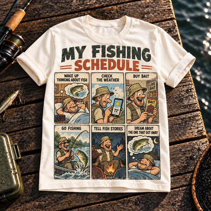 Fishing On Outdoor Cotton T-Shirt NL10100