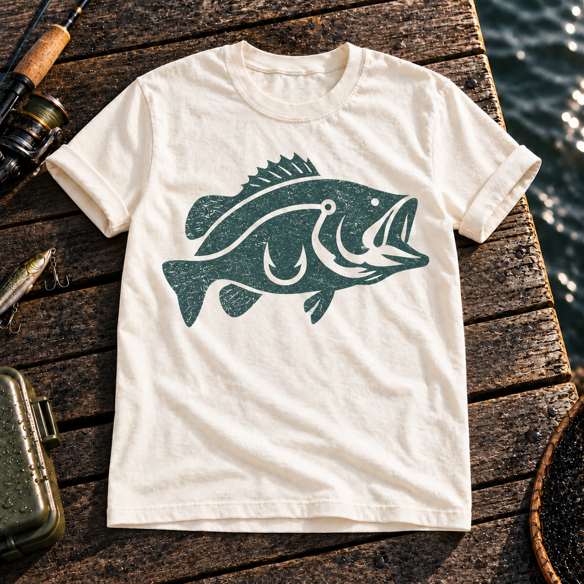 Fishing On Outdoor Cotton T-Shirt NL10102
