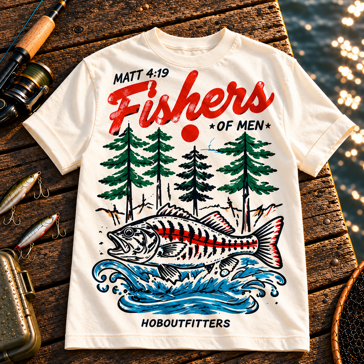 Fishing On Outdoor Cotton T-Shirt NL10094