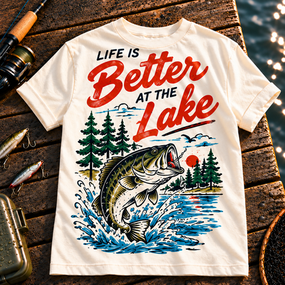 Fishing On Outdoor Cotton T-Shirt NL10092