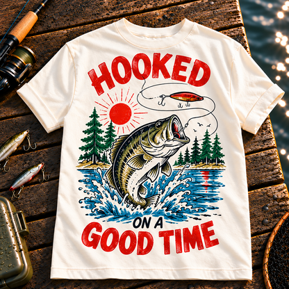 Fishing On Outdoor Cotton T-Shirt NL10090