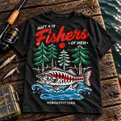 Fishing On Outdoor Cotton T-Shirt NL10094