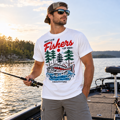 Fishing On Outdoor Cotton T-Shirt NL10094
