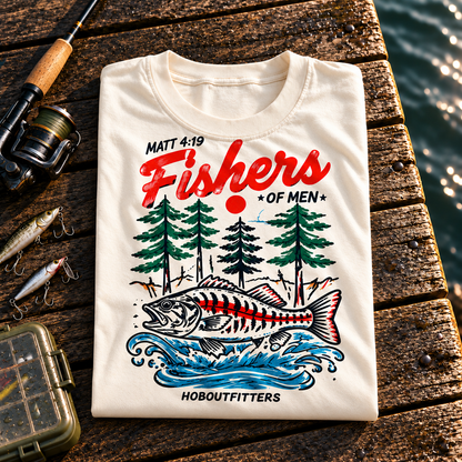 Fishing On Outdoor Cotton T-Shirt NL10094