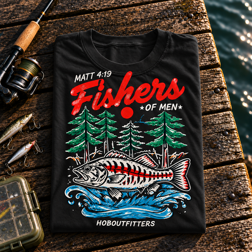 Fishing On Outdoor Cotton T-Shirt NL10094