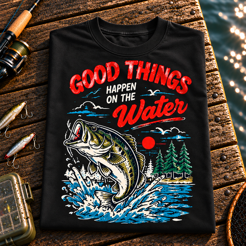 Fishing On Outdoor Cotton T-Shirt NL10091