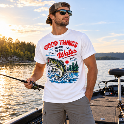Fishing On Outdoor Cotton T-Shirt NL10091