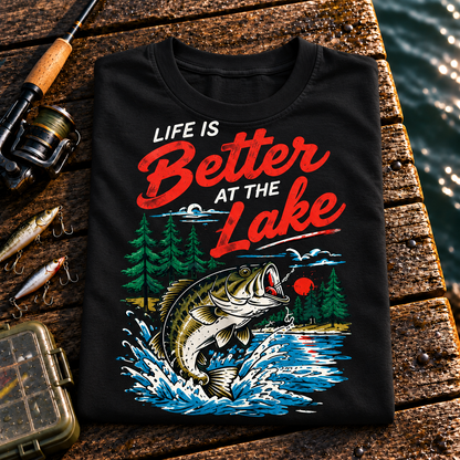 Fishing On Outdoor Cotton T-Shirt NL10092