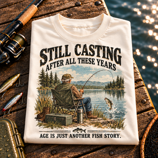 Fishing On Outdoor Cotton T-Shirt NL10106