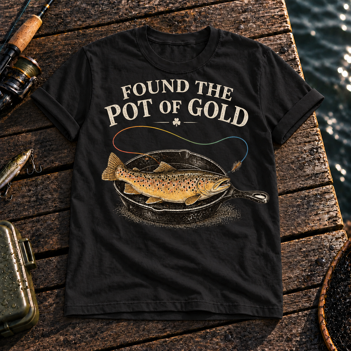Fishing On Outdoor Cotton T-Shirt NL10107