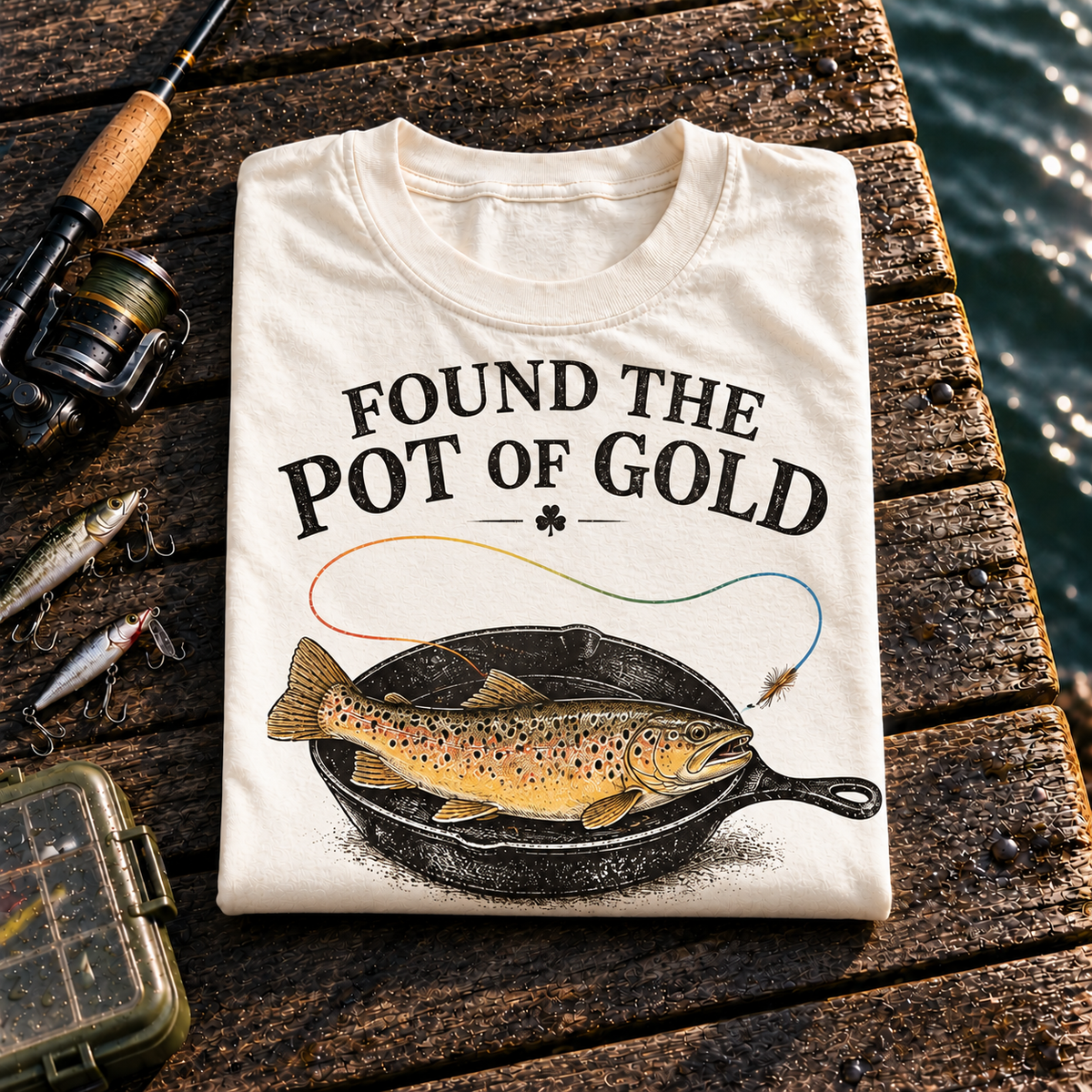 Fishing On Outdoor Cotton T-Shirt NL10107