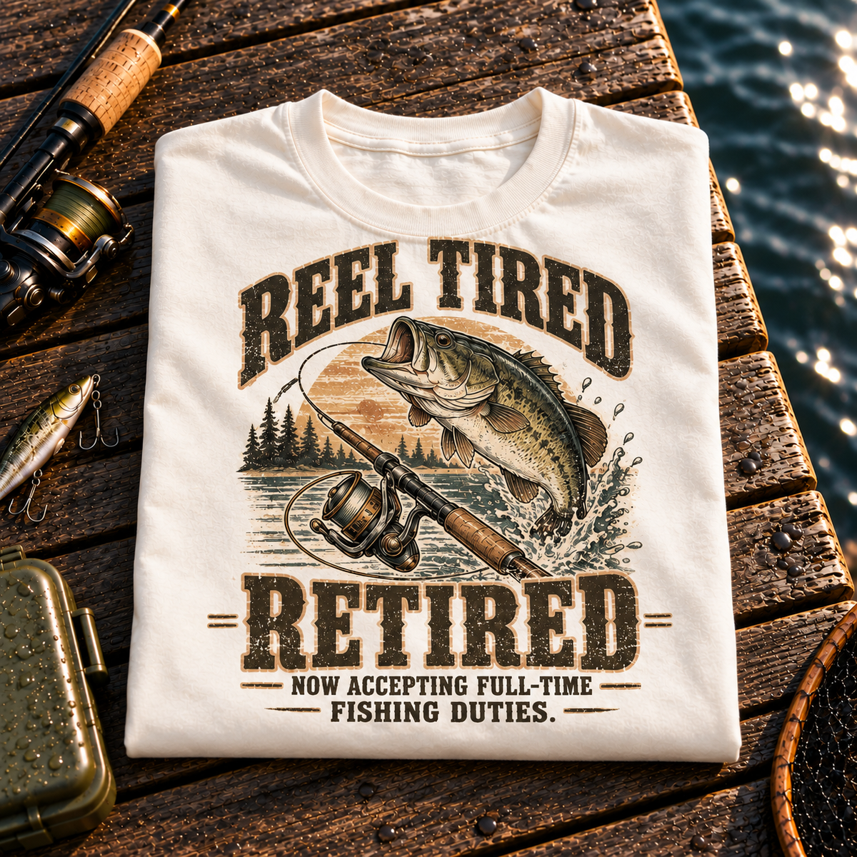 Fishing On Outdoor Cotton T-Shirt NL10108