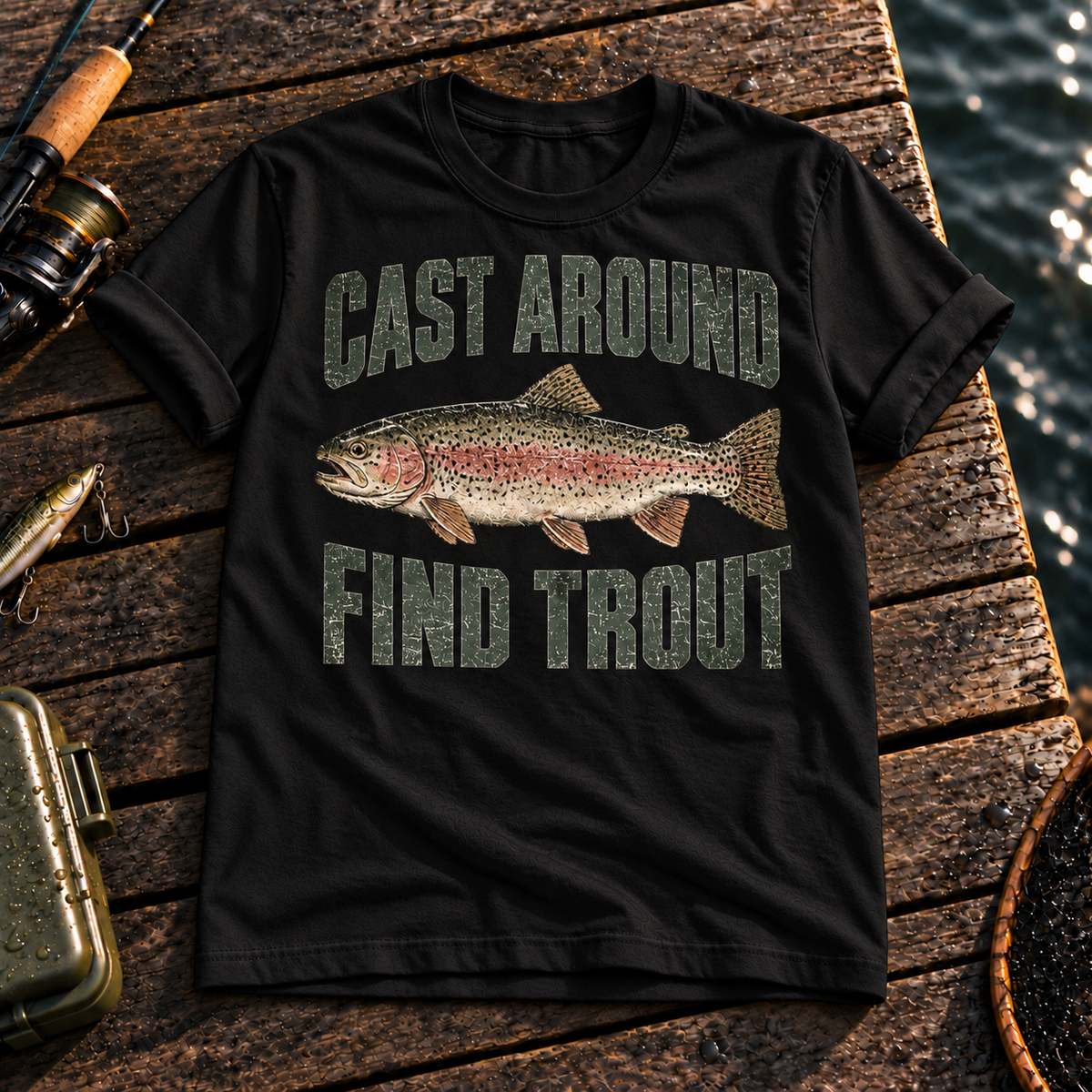 Fishing On Outdoor Cotton T-Shirt NL10101