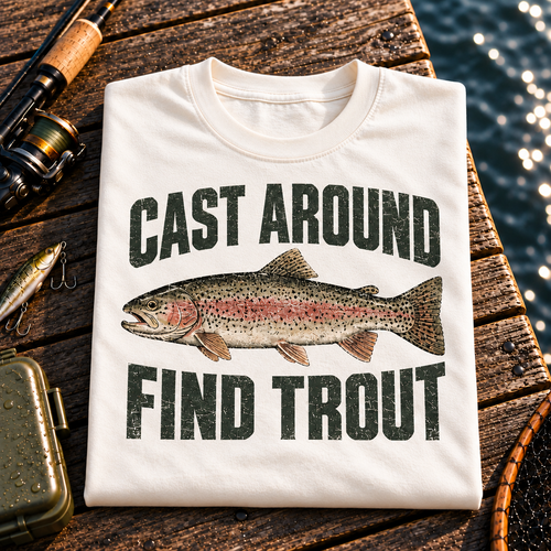 Fishing On Outdoor Cotton T-Shirt NL10101