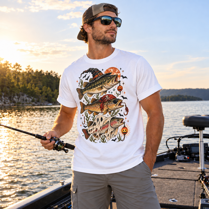 Fishing On Outdoor Cotton T-Shirt NL10109