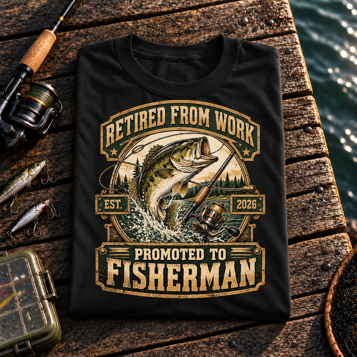 Fishing On Outdoor Cotton T-Shirt NL10103