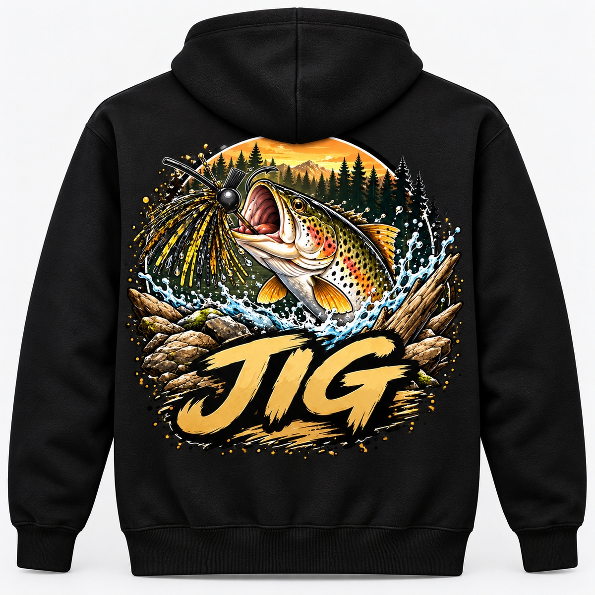 Fishing On Outdoor Cotton Hoodie NL10120