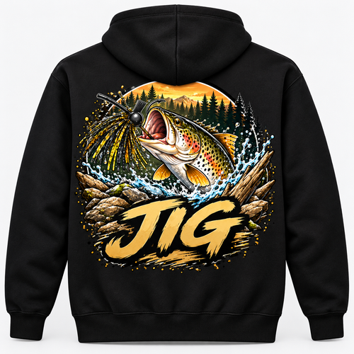 Fishing On Outdoor Cotton Hoodie NL10120