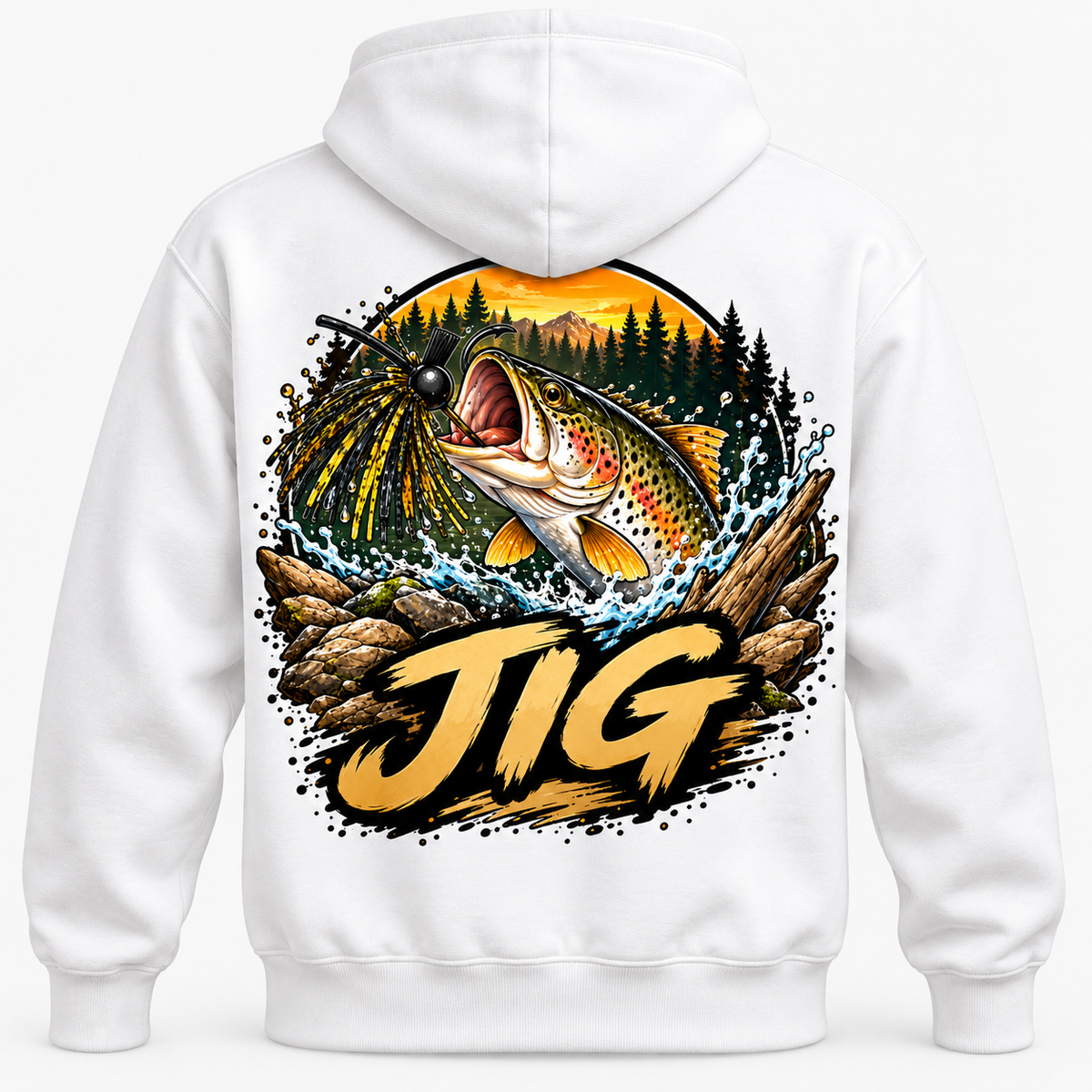 Fishing On Outdoor Cotton Hoodie NL10120