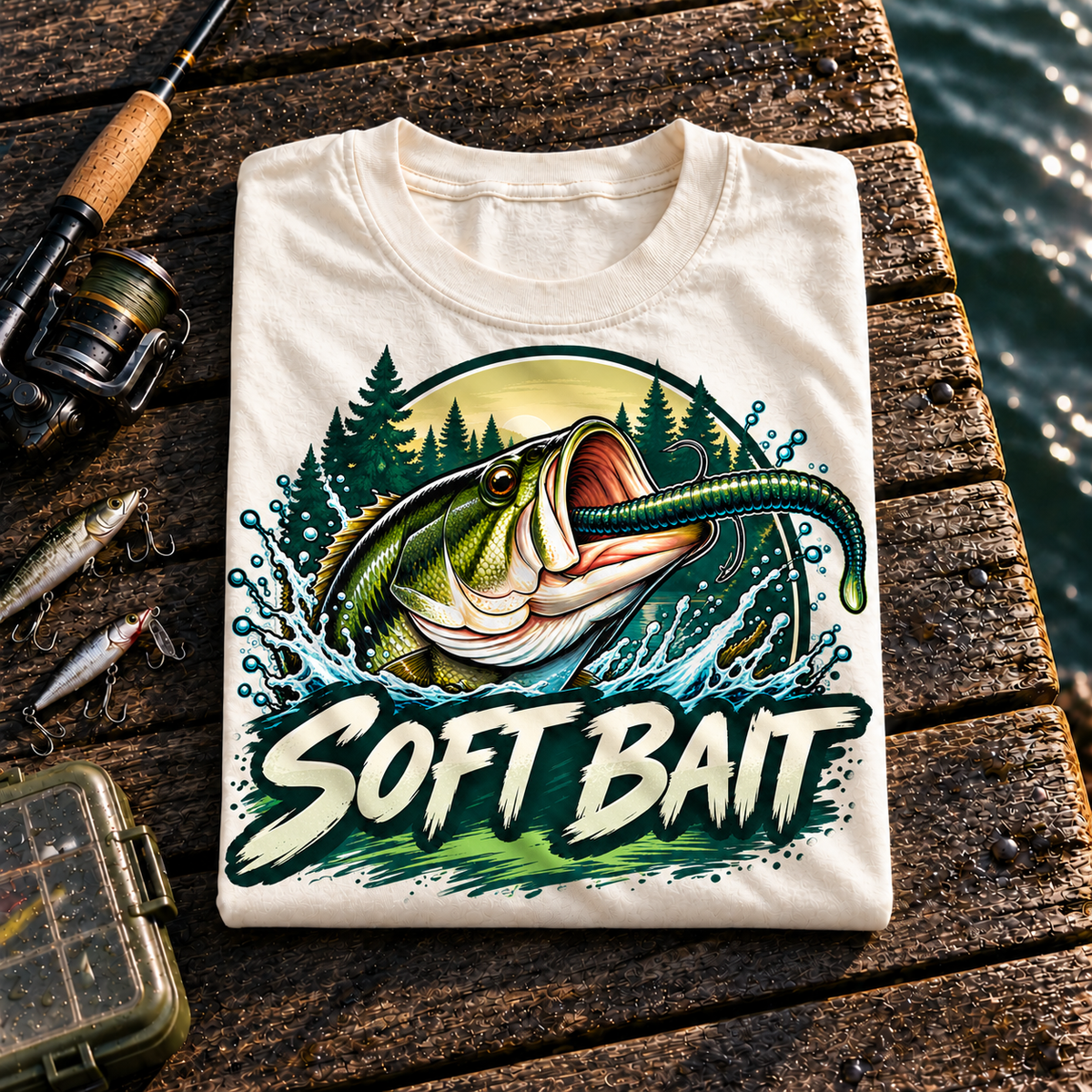 Fishing On Outdoor Cotton T-Shirt NL10110