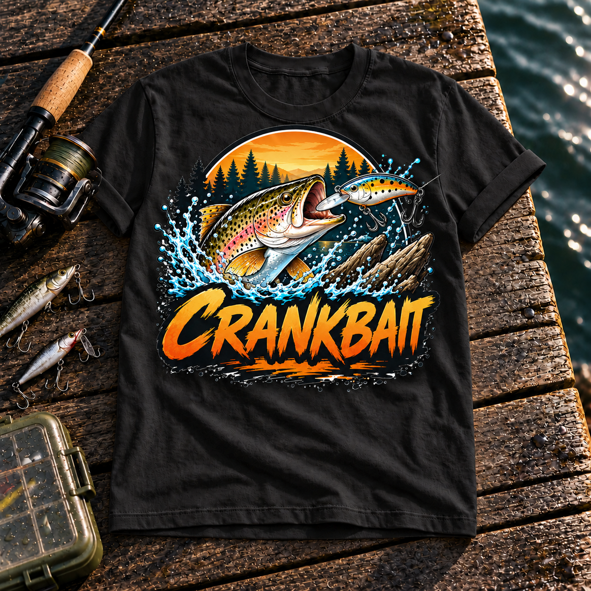 Fishing On Outdoor Cotton T-Shirt NL10111