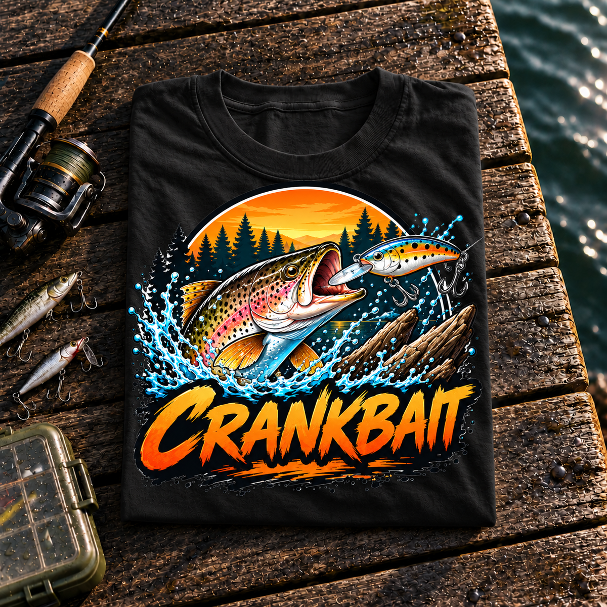 Fishing On Outdoor Cotton T-Shirt NL10111