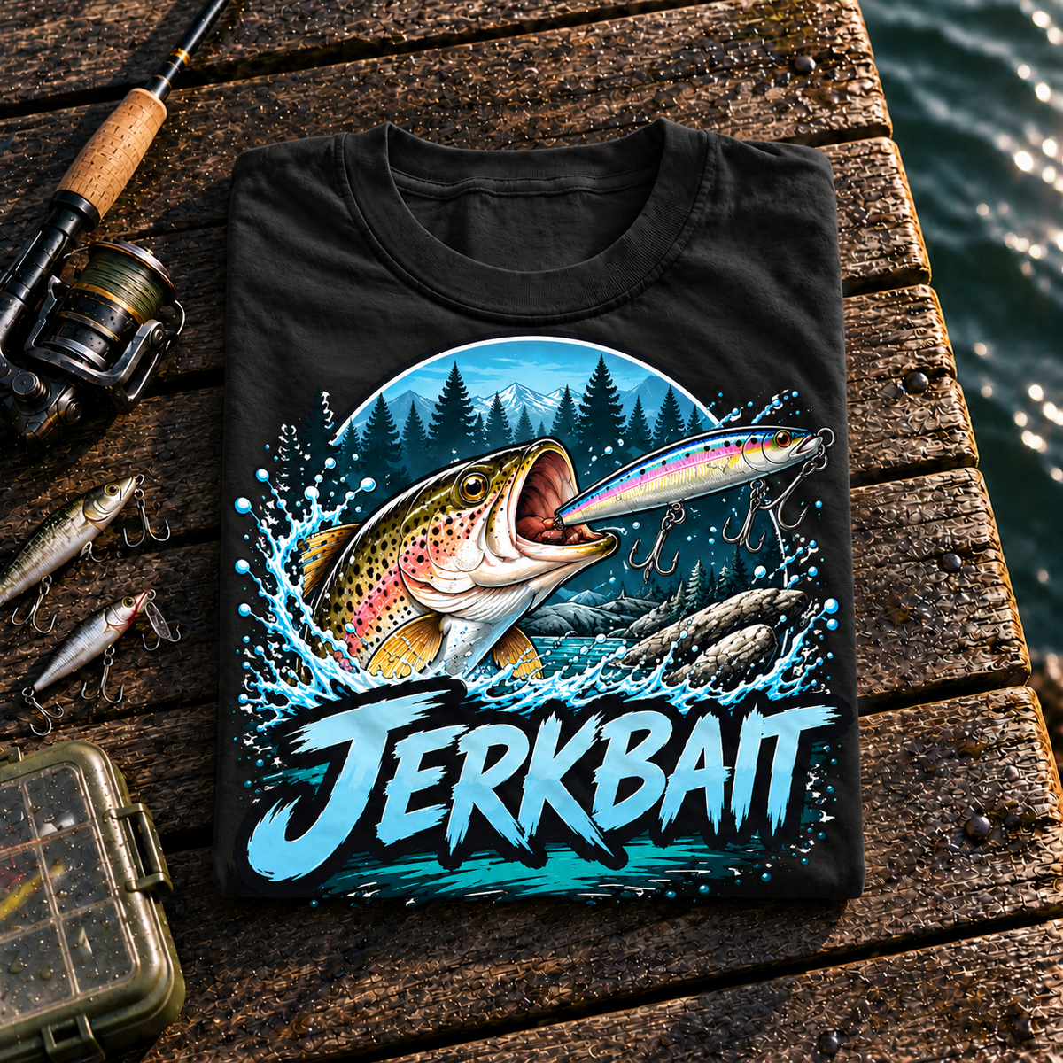 Fishing On Outdoor Cotton T-Shirt NL10112