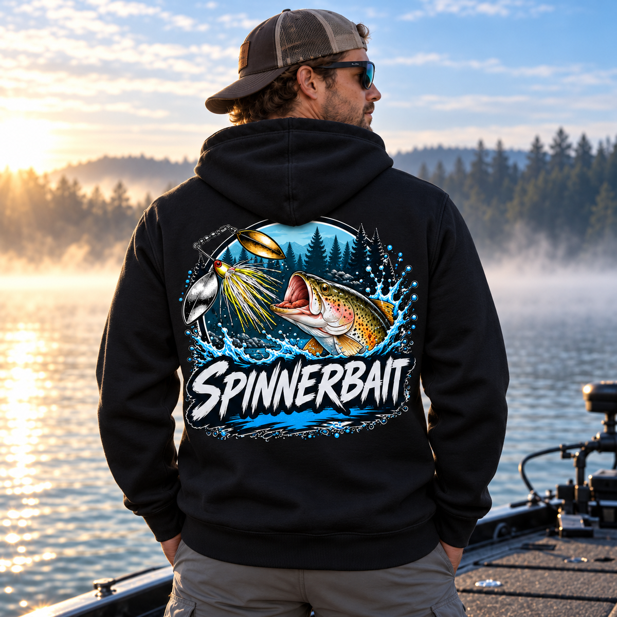 Fishing On Outdoor Cotton Hoodie NL10121