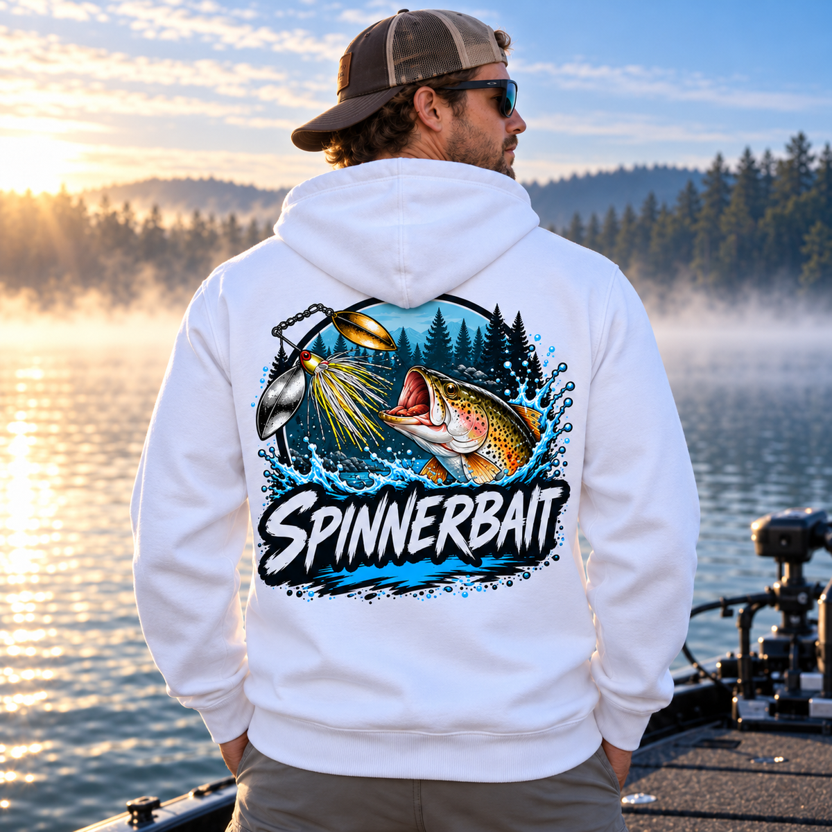 Fishing On Outdoor Cotton Hoodie NL10121