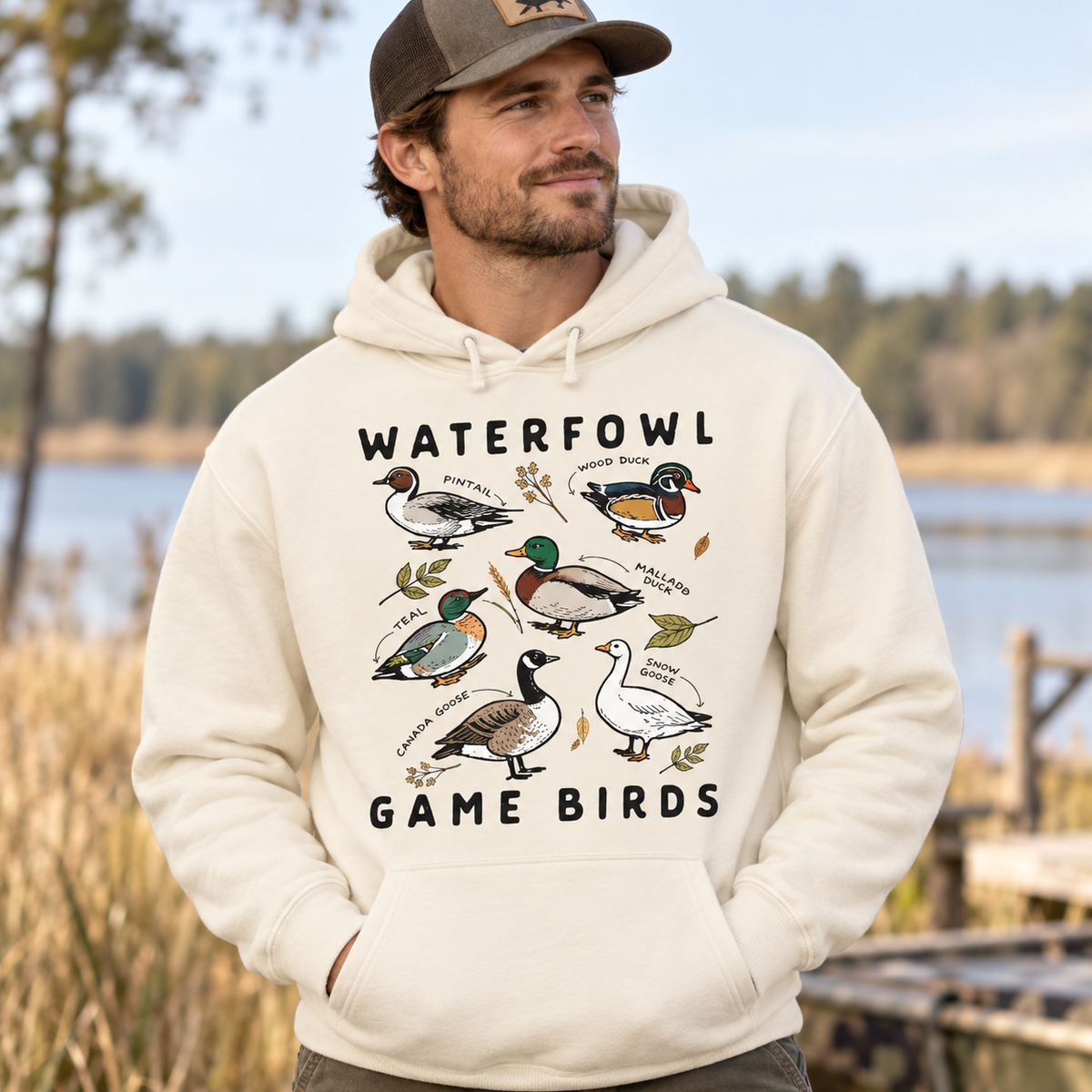 Waterfowl Game Birds Hunting Hoodie