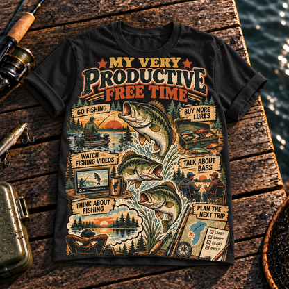 Fishing On Outdoor Cotton T-Shirt NL10105