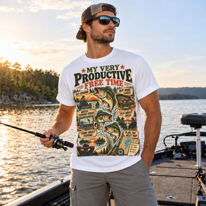 Fishing On Outdoor Cotton T-Shirt NL10105