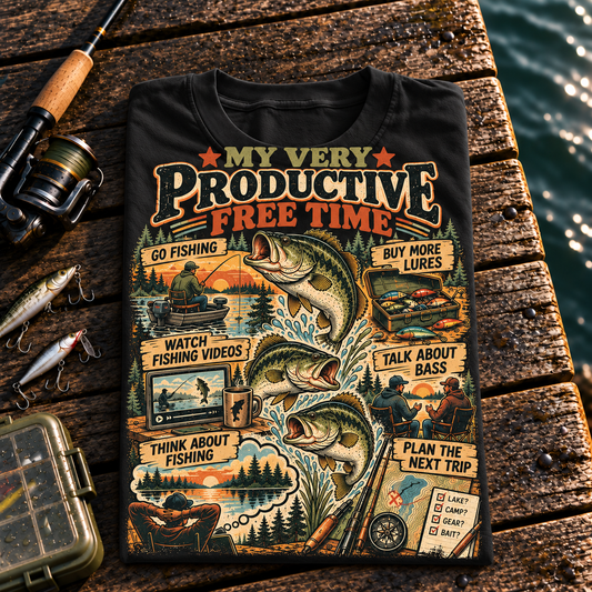 Fishing On Outdoor Cotton T-Shirt NL10105