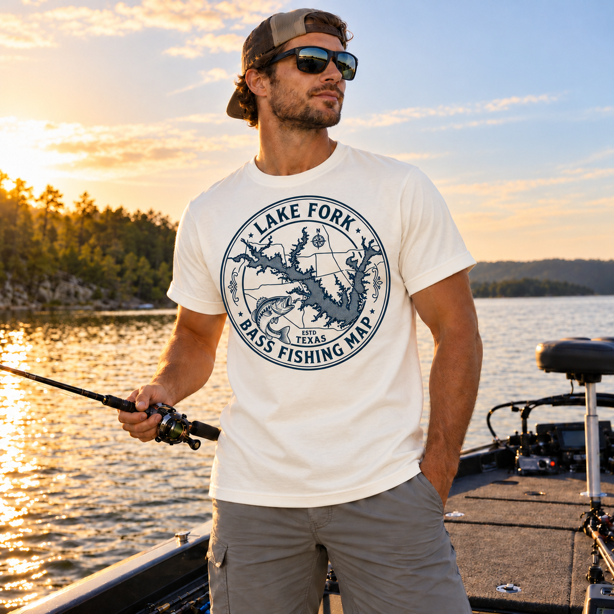 Fishing On Outdoor Cotton T-Shirt NL10113