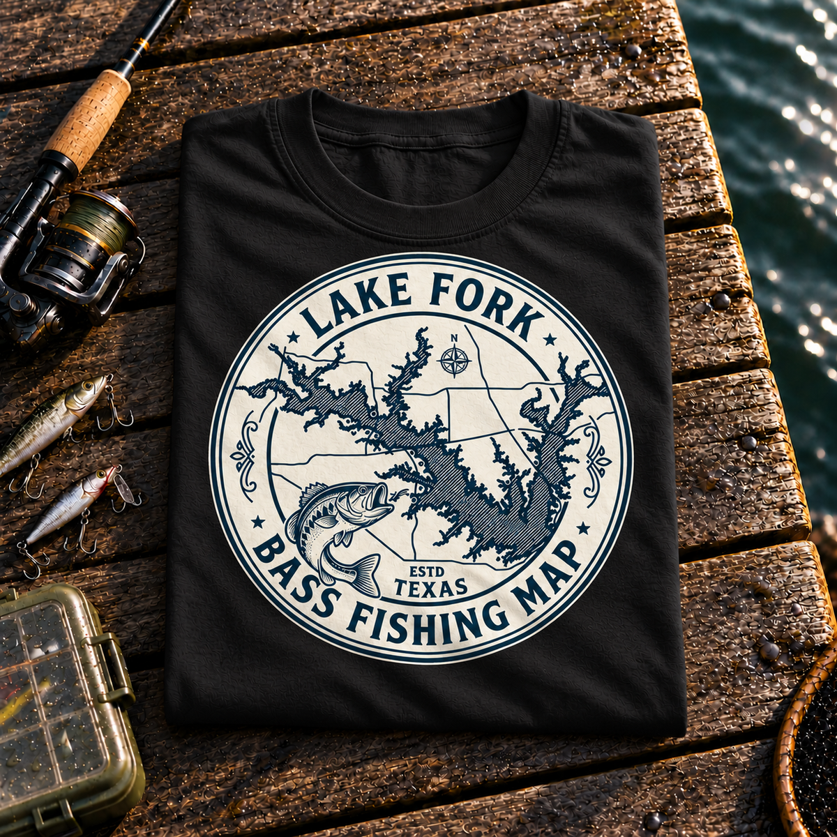 Fishing On Outdoor Cotton T-Shirt NL10113