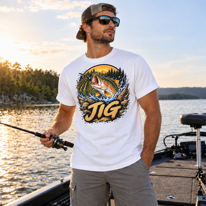 Fishing On Outdoor Cotton T-Shirt NL10115