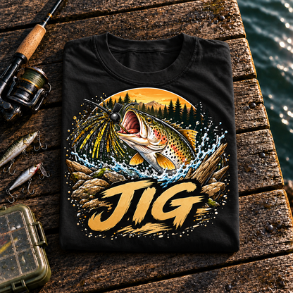 Fishing On Outdoor Cotton T-Shirt NL10115